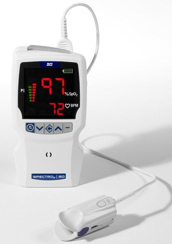 30 System Includes: Spectro2 30 Pulse Oximeter, Finger Sensor (3444), Sensor Cradles (WW1080), Extension Cable (3311), Operation Manual (WW1924EN) Home Use Manual (WW1924HU), Service CD (31440B13) (US Only) (Item is considered HAZMAT and cannot ship via Air to AK, GU, HI, MP, PR, VI)