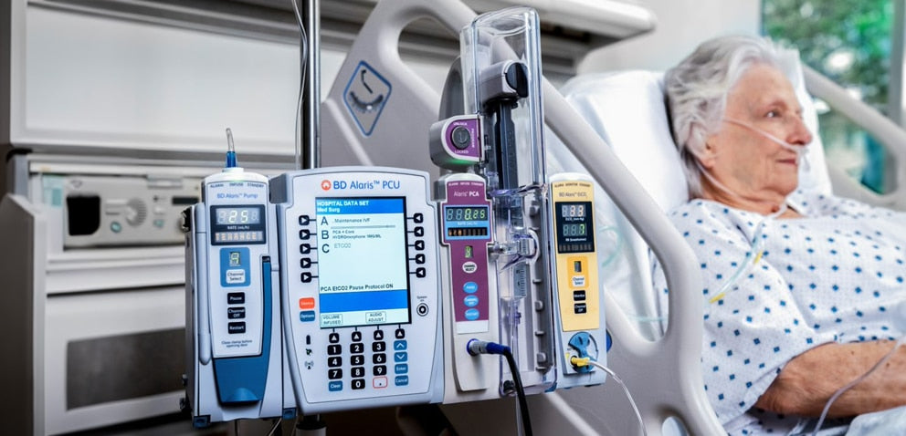 Alaris PCA Module Set, Check Valve, Pinch Clamp, (1) SmartSite Needle-Free Valve 7", 100/cs (Continental US Only) (Drop Ship Requires Pre-Approval)
