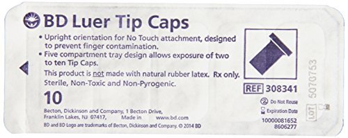 Luer Tip Cap, Sterile, 10/tray, 200 trays/cs (Continental US Only) (Drop Ship Requires Pre-Approval)
