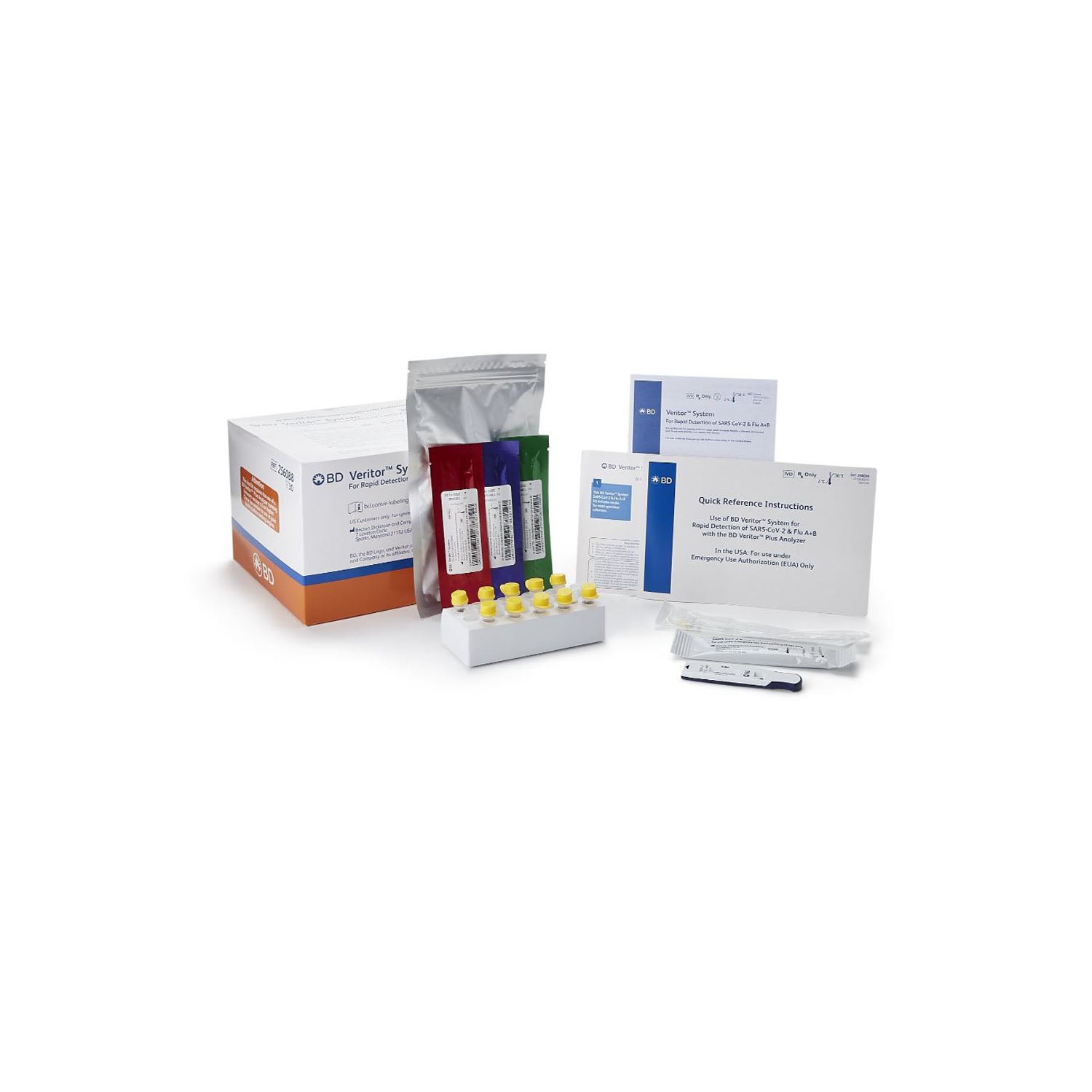 Veritor SARS-CoV-2 & Flu A+B Assays, 30 tests/kit (Short-Dated, Minimum Expiry Lead is 60 days; Non-returnable; Non-refundable) (Continental US Only) (Drop Ship Requires Pre-Approval)