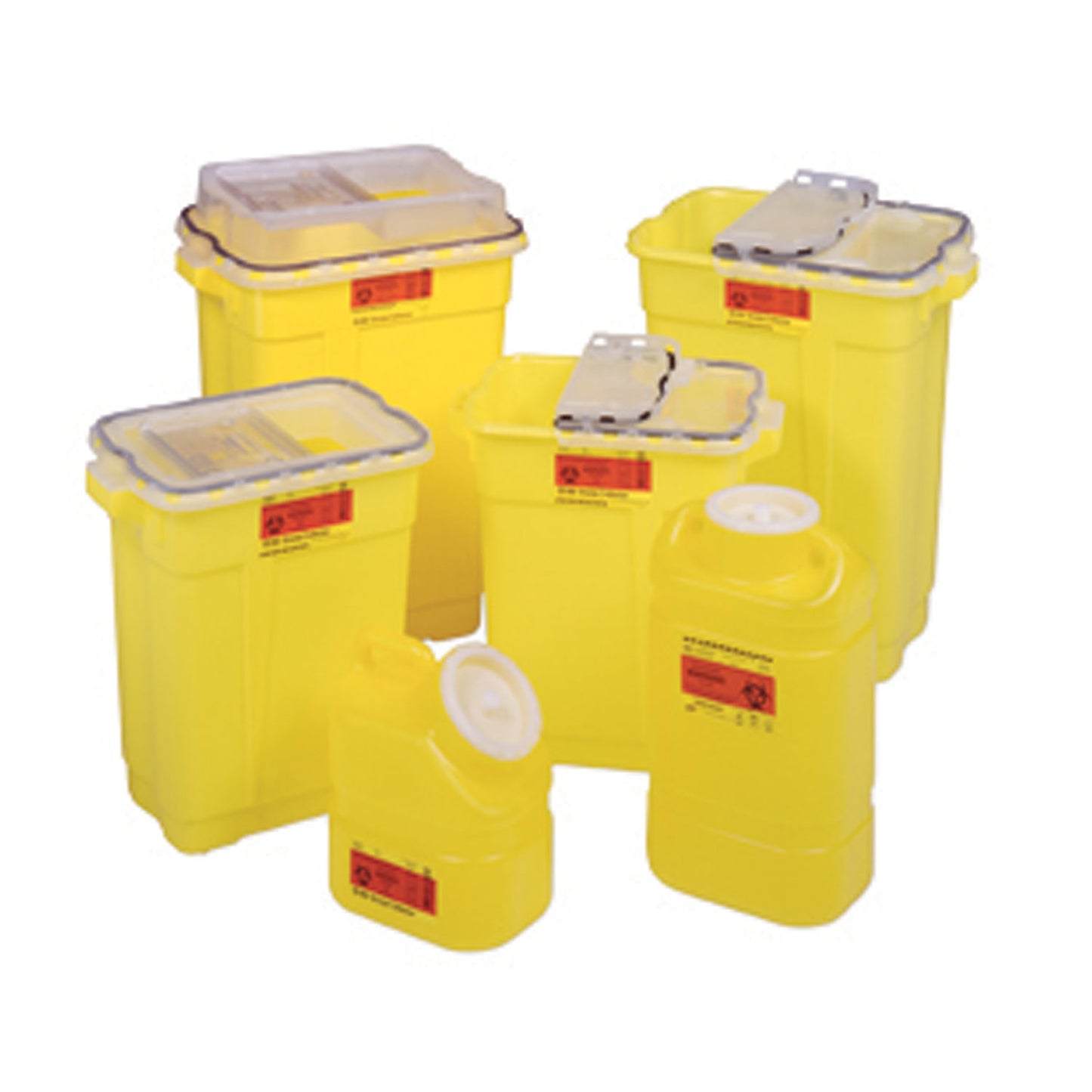 Sharps Collector, 5 Gallon, Plug Cap, Yellow (not autoclavable), 8/cs (Continental US Only) (Item is on allocation.  Supplies may be limited or there may be longer than normal lead times)&nbsp;&nbsp;<Strong style="color:red">Max weekly quantity allowed: 15</Strong> (Drop Ship Requires Pre-Approval)
