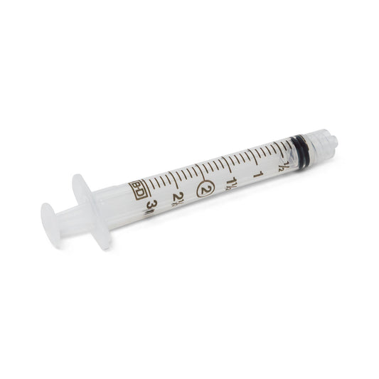 Syringe Only, 3mL, Luer-Lok Tip, Sterile, Individually Wrapped, 200/bx, 4bx/cs (40 cs/plt) (Continental US Only) (Drop Ship Requires Pre-Approval) (Item on Manufacturer Allocation - Inventory Limited when Available)