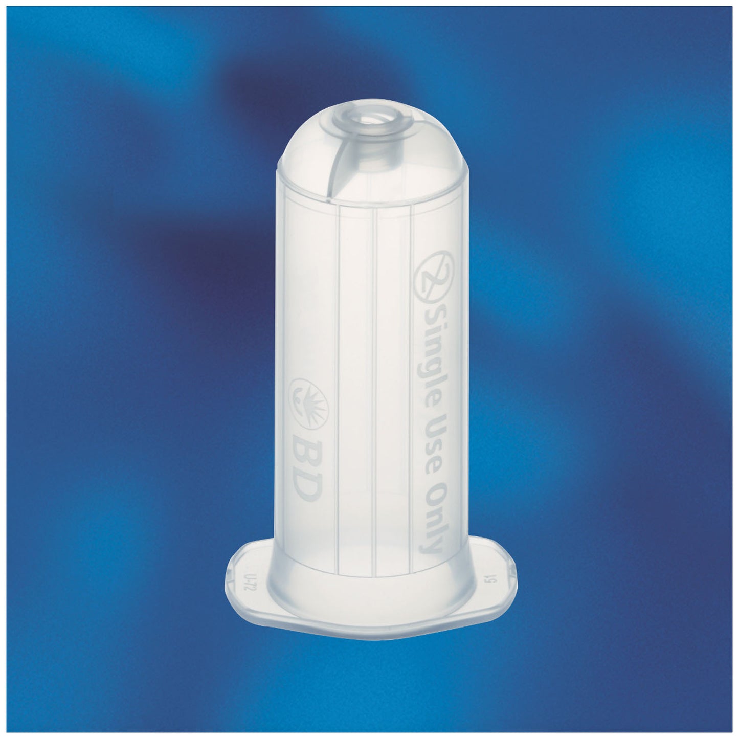 Needle Holder, One Use, Clear, 250/pk, 4 pk/cs