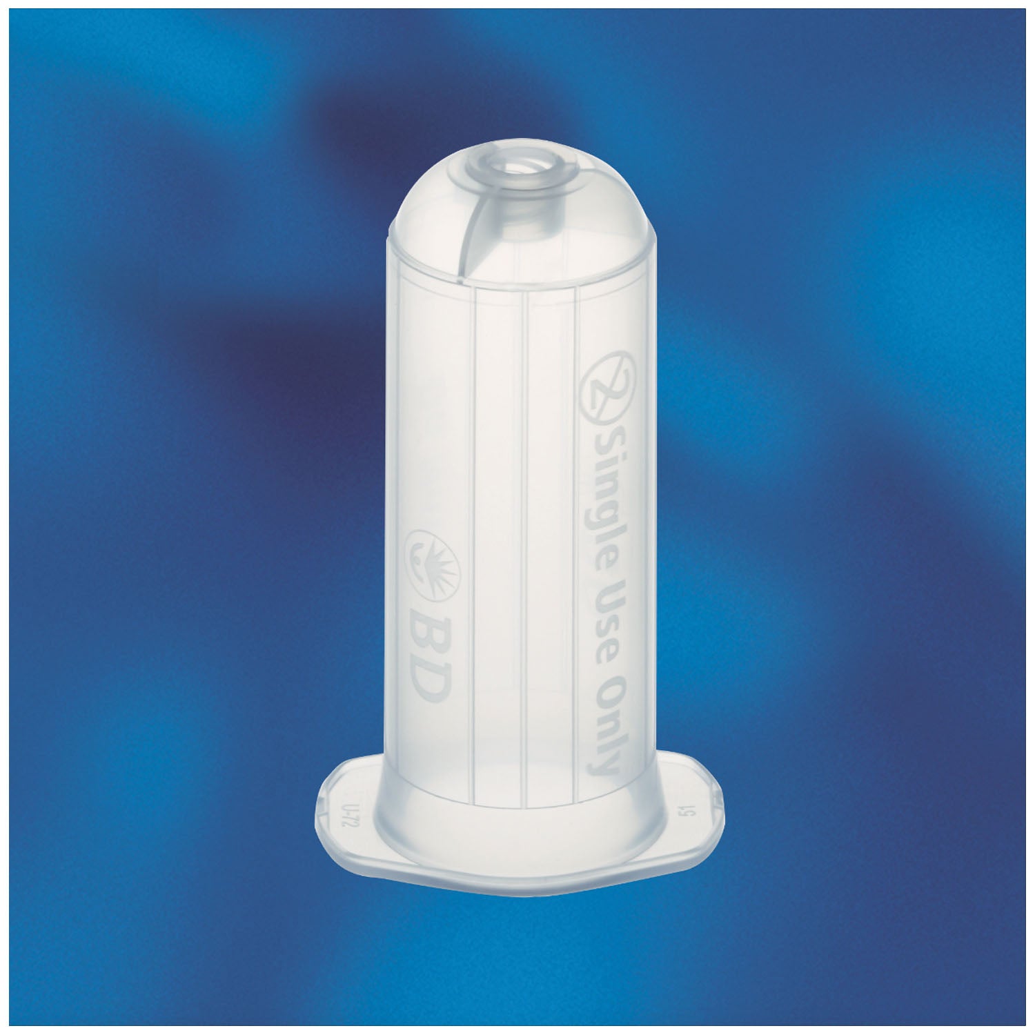 Needle Holder, One Use, Clear, 250/pk, 4 pk/cs