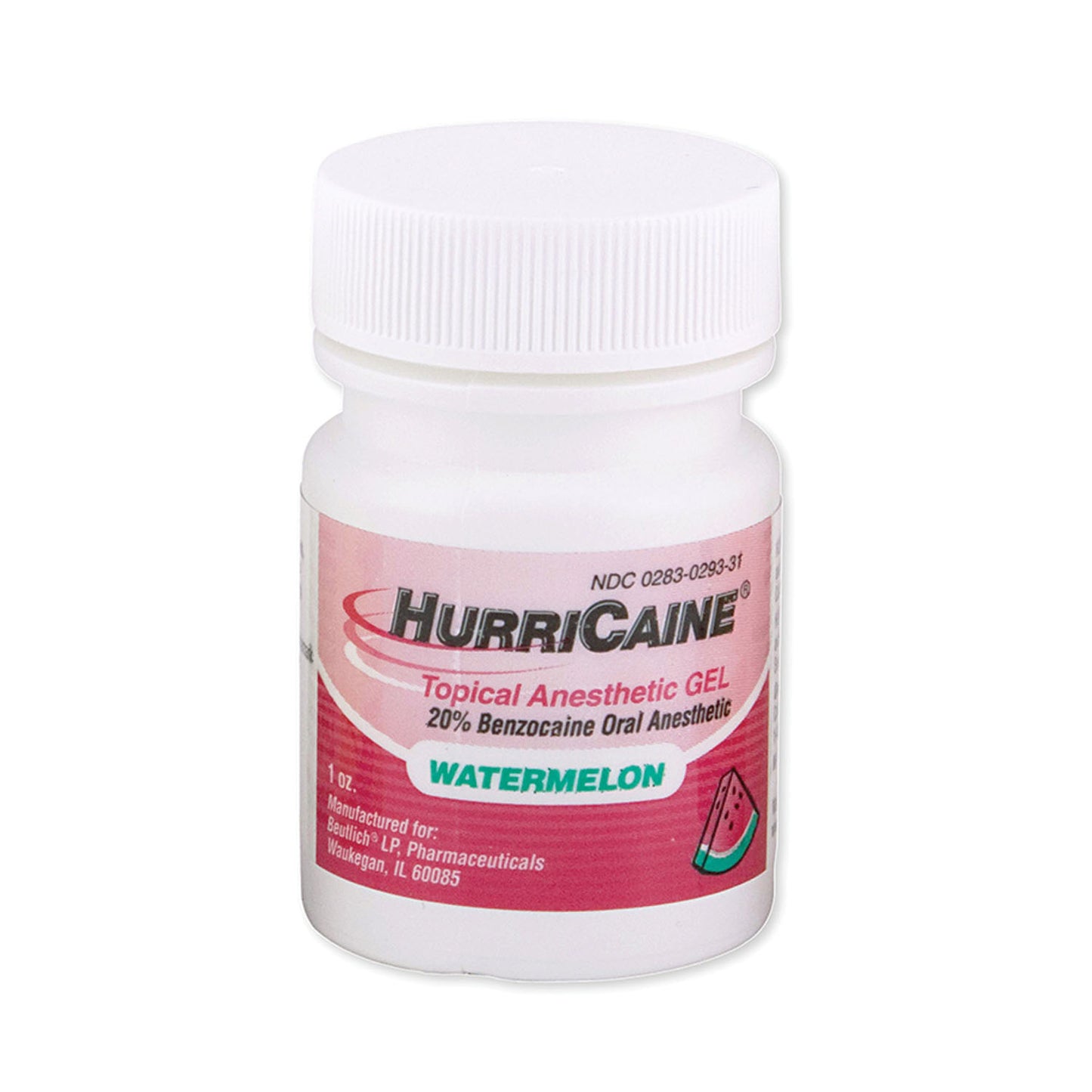 Topical Anesthetic Gel, 1 oz Jar, Watermelon (US Only)