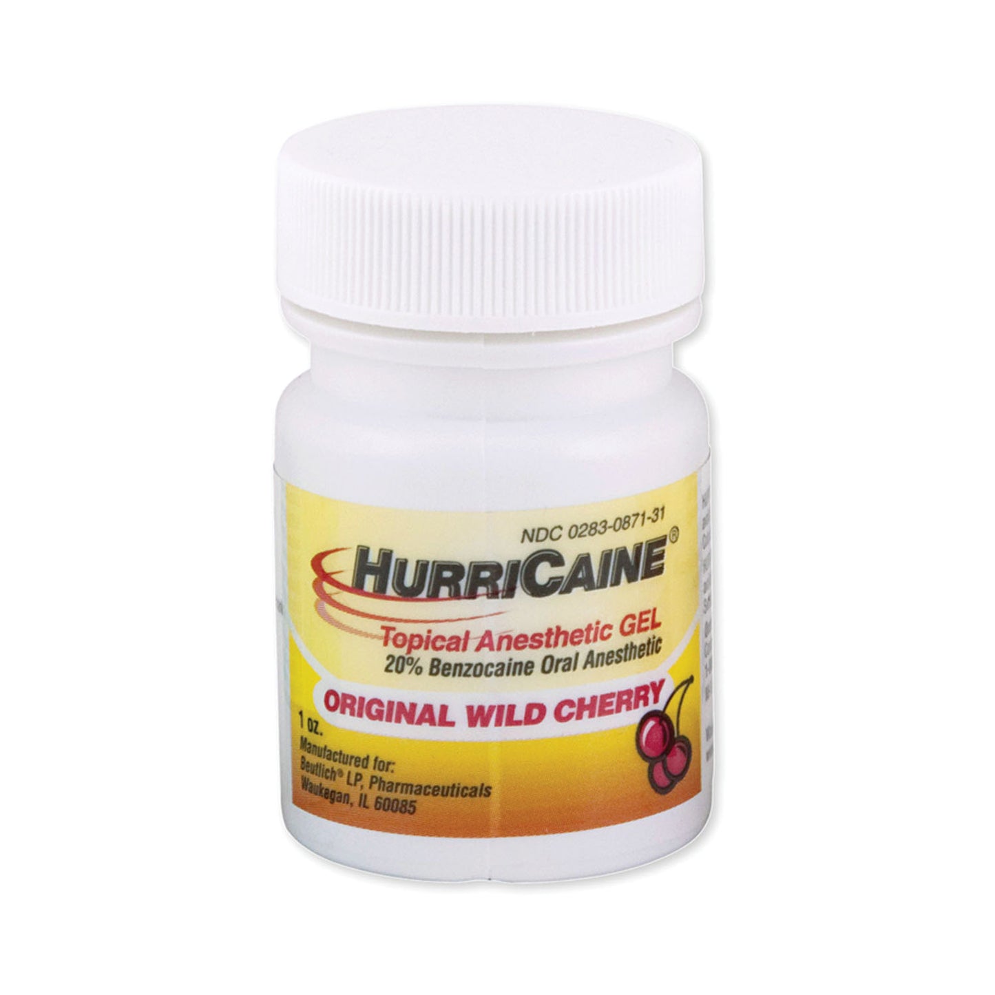 Topical Anesthetic Liquid, 1 fl oz Jar, Wild Cherry (Ships on ice) (US Only)