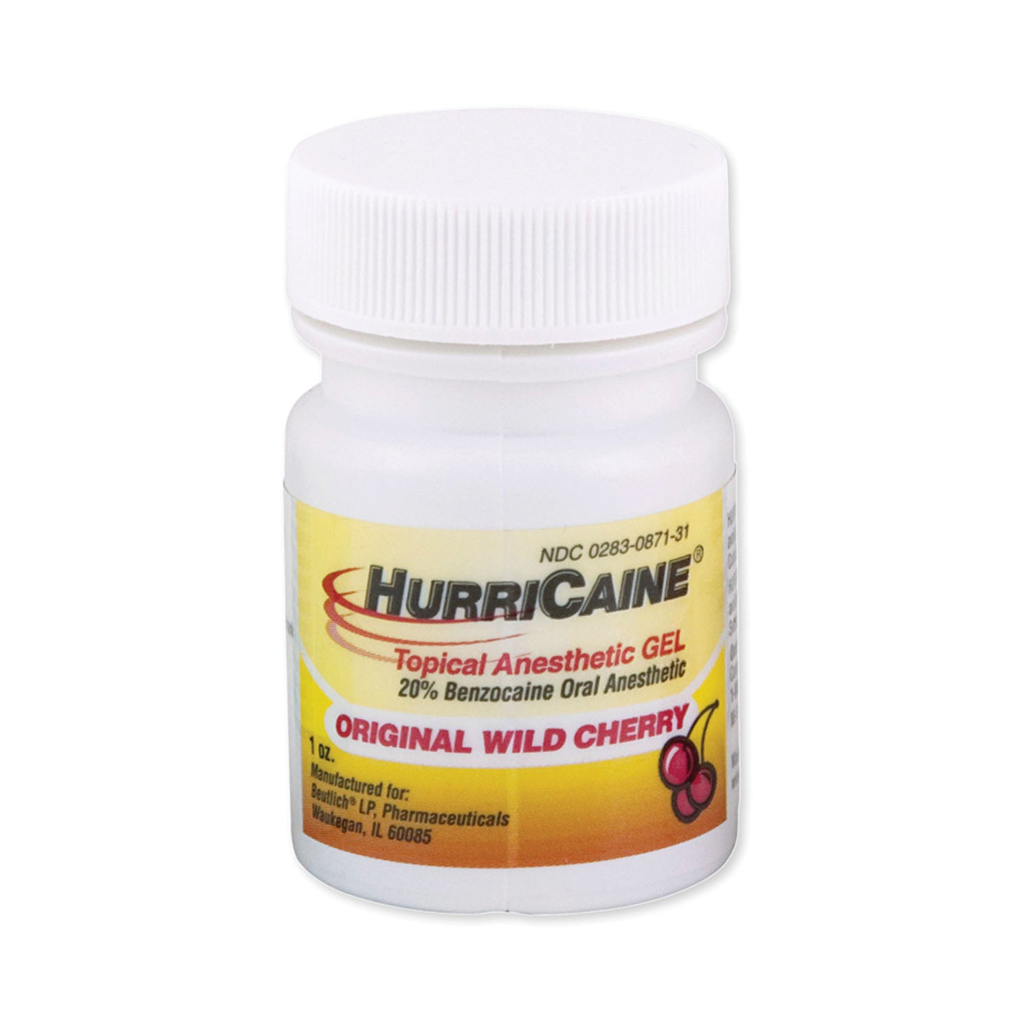 Topical Anesthetic Liquid, 1 fl oz Jar, Wild Cherry (Ships on ice) (US Only)