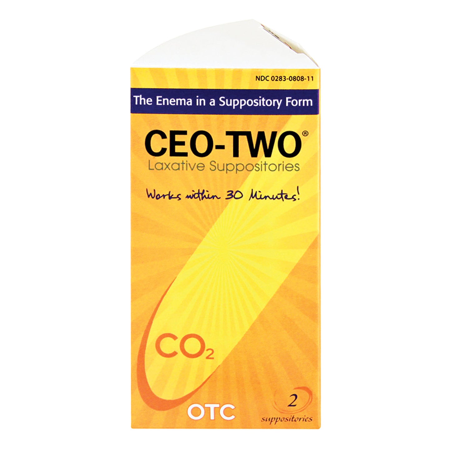 Laxative Suppository (Sodium Bicarbonate/ Potassium Bitartrate), 2/bx (US Only) 