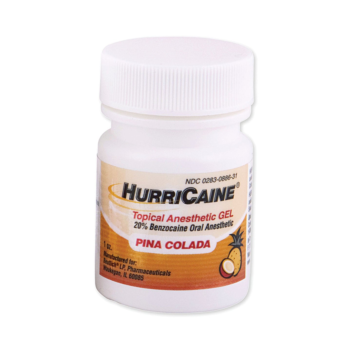 Topical Anesthetic Gel, 1 oz Jar, Pina Colada (US Only)