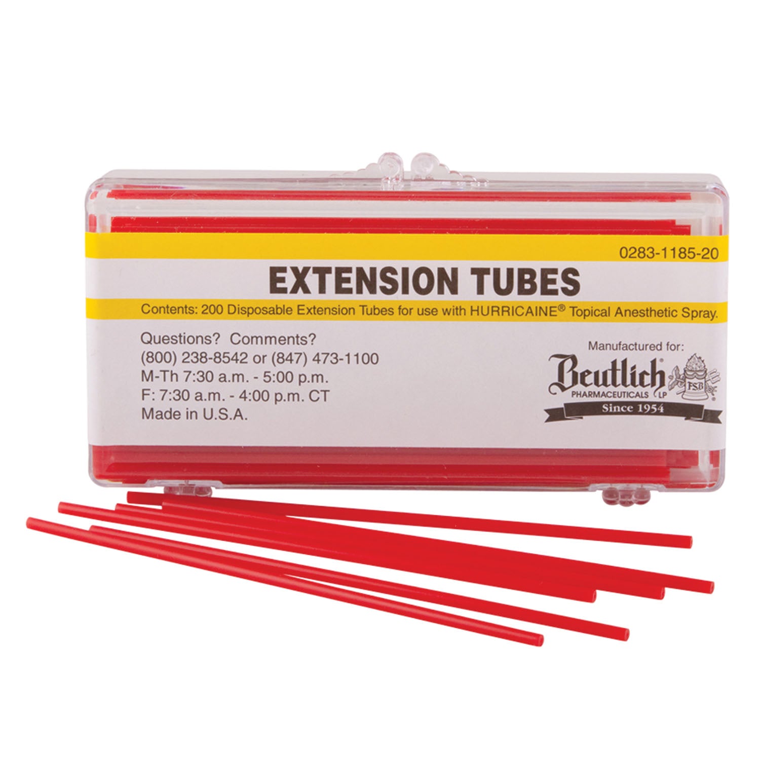 Accessories: Topical Anesthetic Spray Extension Tubes, 200/pk (US Only)