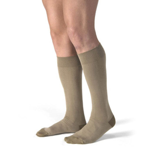 Sock, Knee High, 30-40 mmHG, Closed Toe, Khaki, X-Large, Full Calf (Continental US Only)