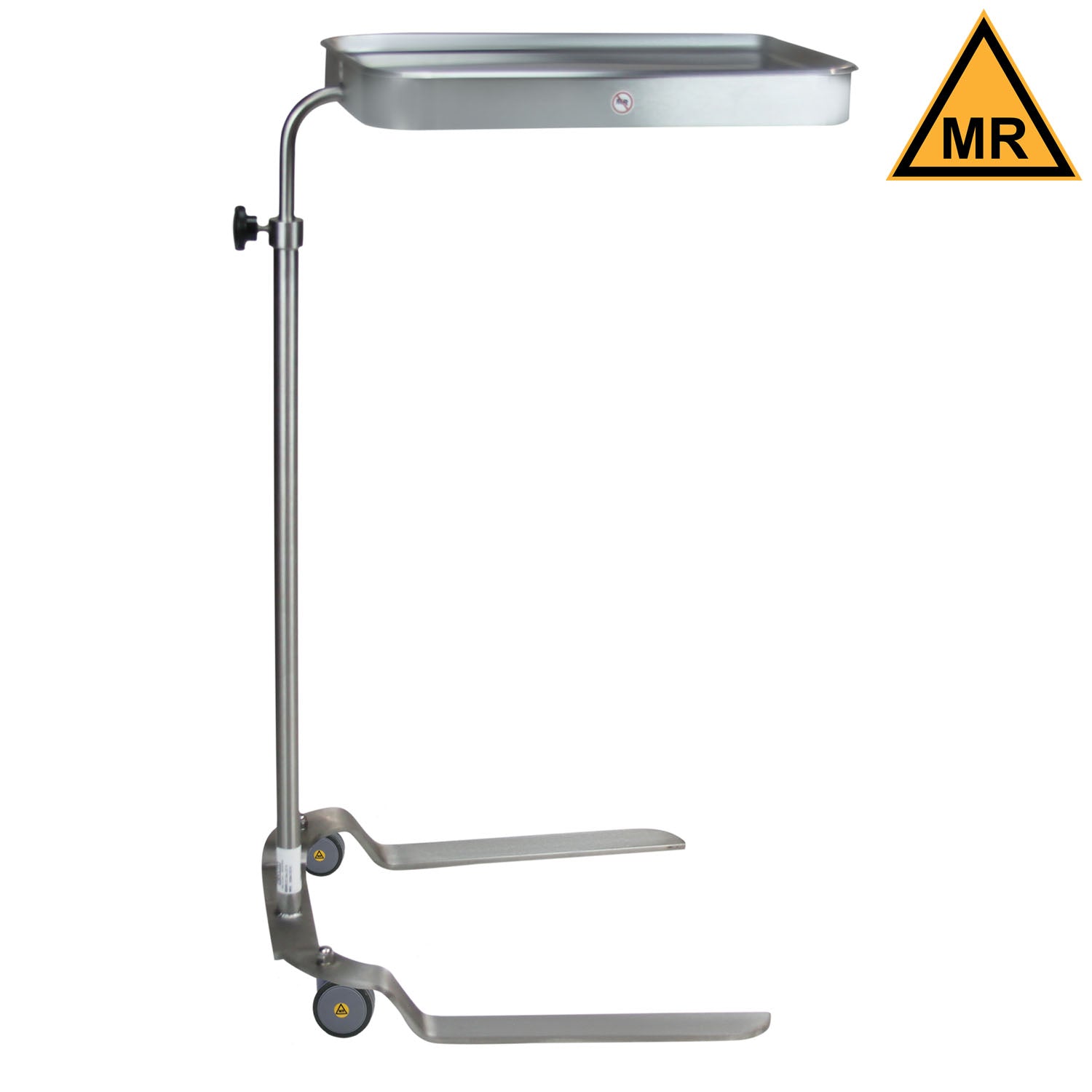 Mayo Stand, 12 5/8" x 19 1/8" Tray, MRI Safe (DROP SHIP ONLY)