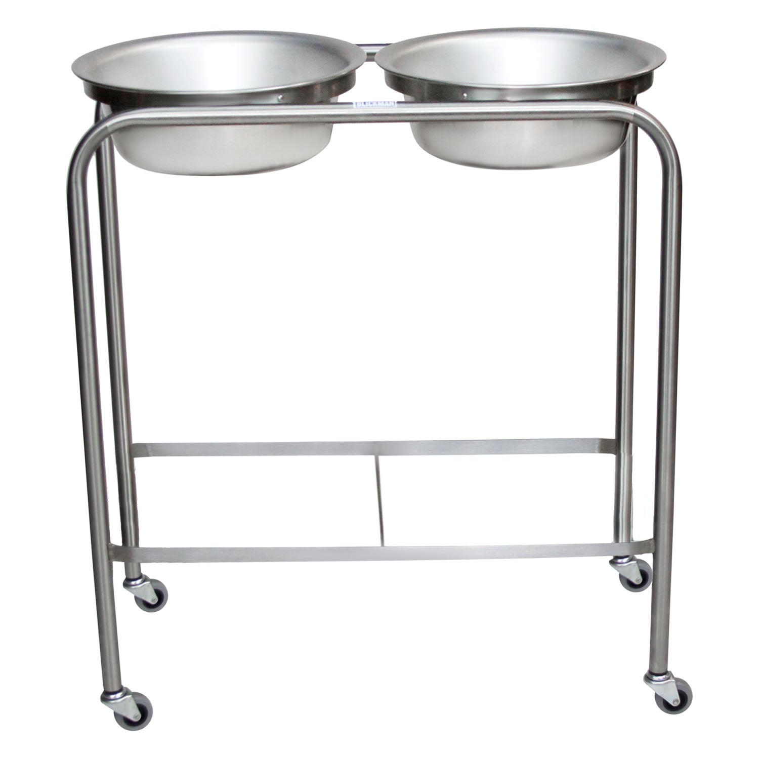 Snyder Double Basin Solution Stand w/Basin, H-Brace (DROP SHIP ONLY)