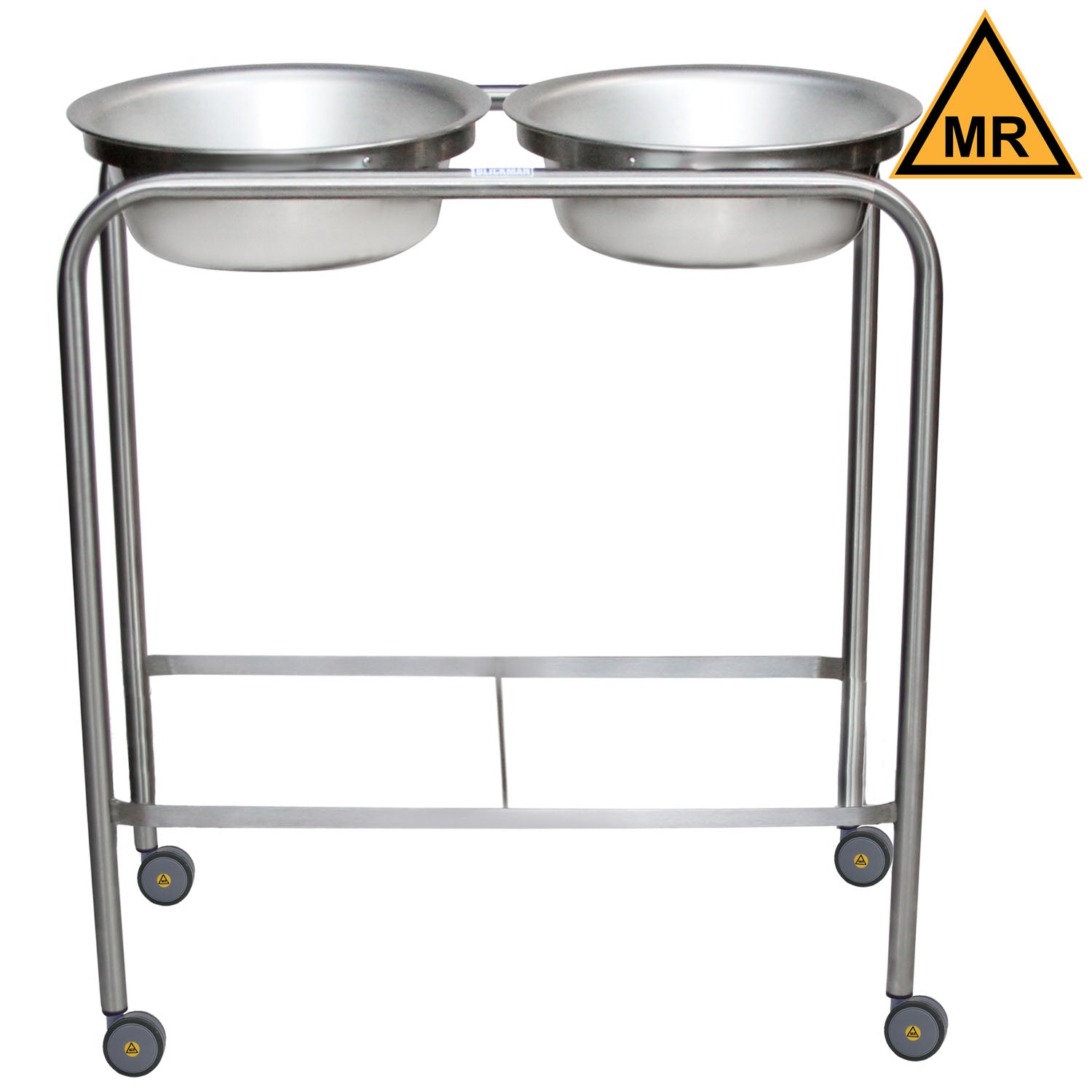 Snyder Double Basin Solution Stand w/Basin, H-Brace (DROP SHIP ONLY)
