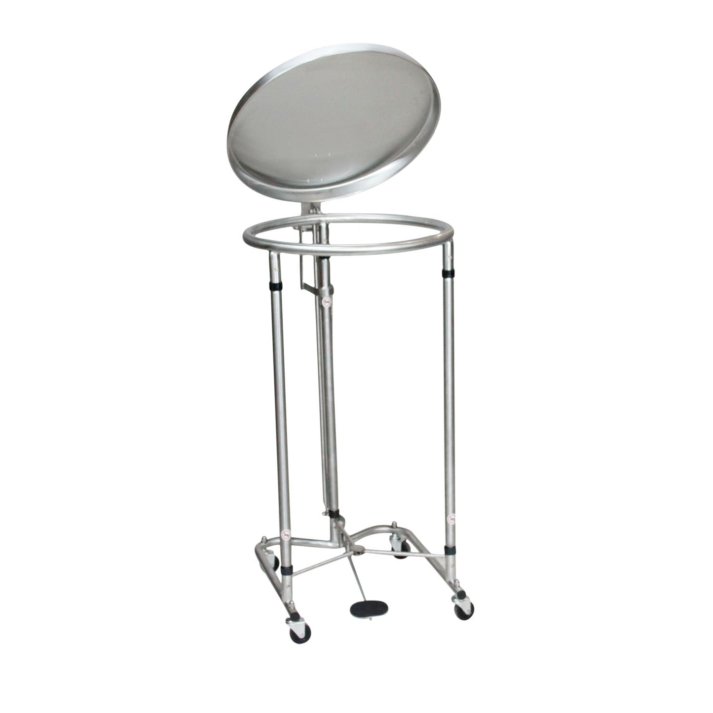 Hamper 18" DIA Round Foot Operated Pneumatic Top Stainless Steel (DROP SHIP ONLY)