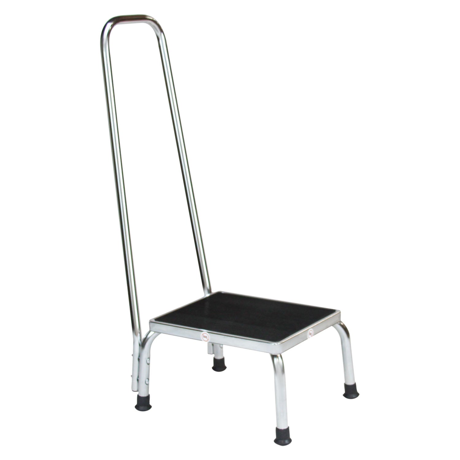 Step Stool 1260, Stainless Steel w/Handrail (DROP SHIP ONLY)