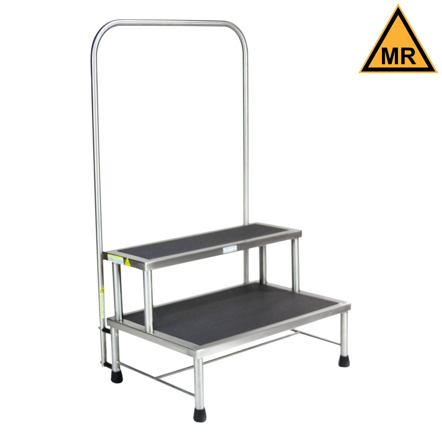 Donnelly Foot Stool, 24"W x 16"H x 16"D, Handrail, MRI Safe (DROP SHIP ONLY)