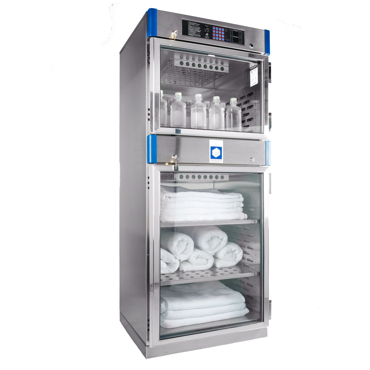 Warming Cabinet, 30"W x 74 1/2"H x 26 5/8"D, (2) Glass Doors, (3) Adjustable Shelves (DROP SHIP ONLY)