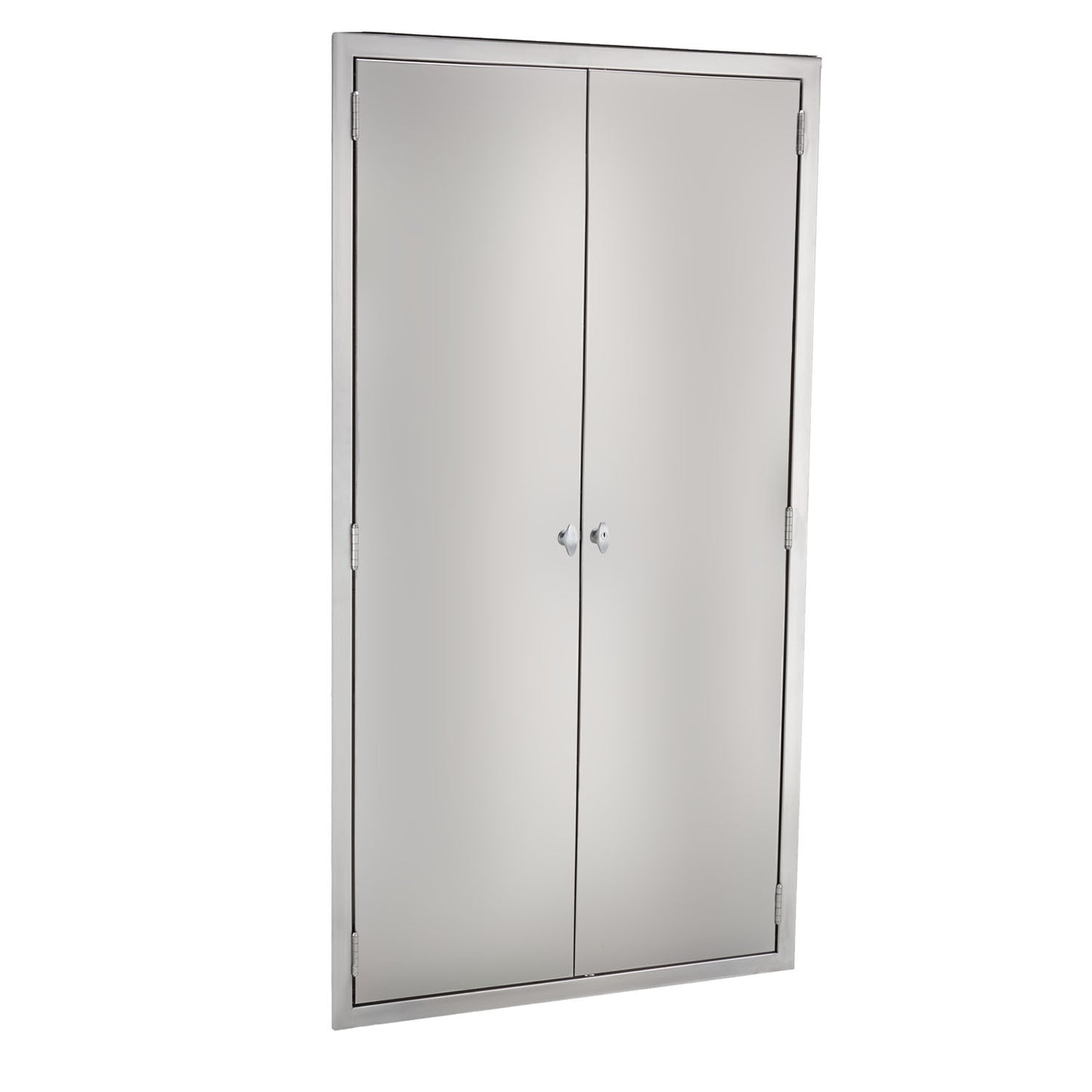 Equipment and Supplies Cabinet 47"W x 60"H x 18"D Table Accessories Cabinet, Solid Door, Peg Board Stainless Steel Lined Interior (DROP SHIP ONLY)