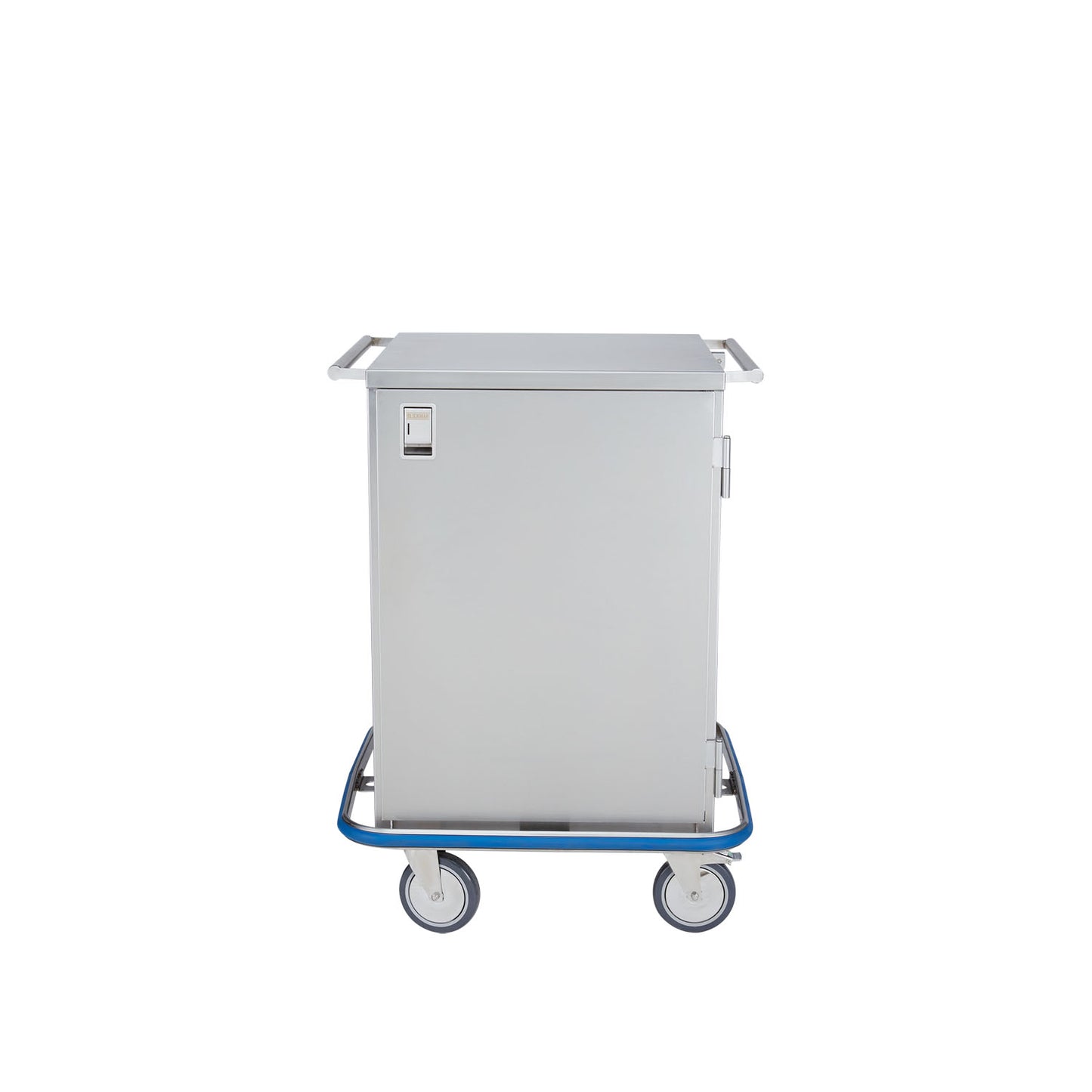 Mini Case Cart 29 5/8"W x 40 1/2"H x 29"D, (1) Stainless Steel Wire Pullout Shelf, (1) Door (DROP SHIP ONLY)