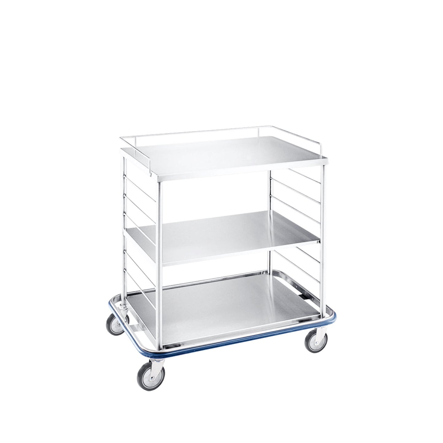 Open Case Cart 42"W x 40 3/4"H x 29"D, (2) Adjustable Stainless Steel Solid Shelves (DROP SHIP ONLY)