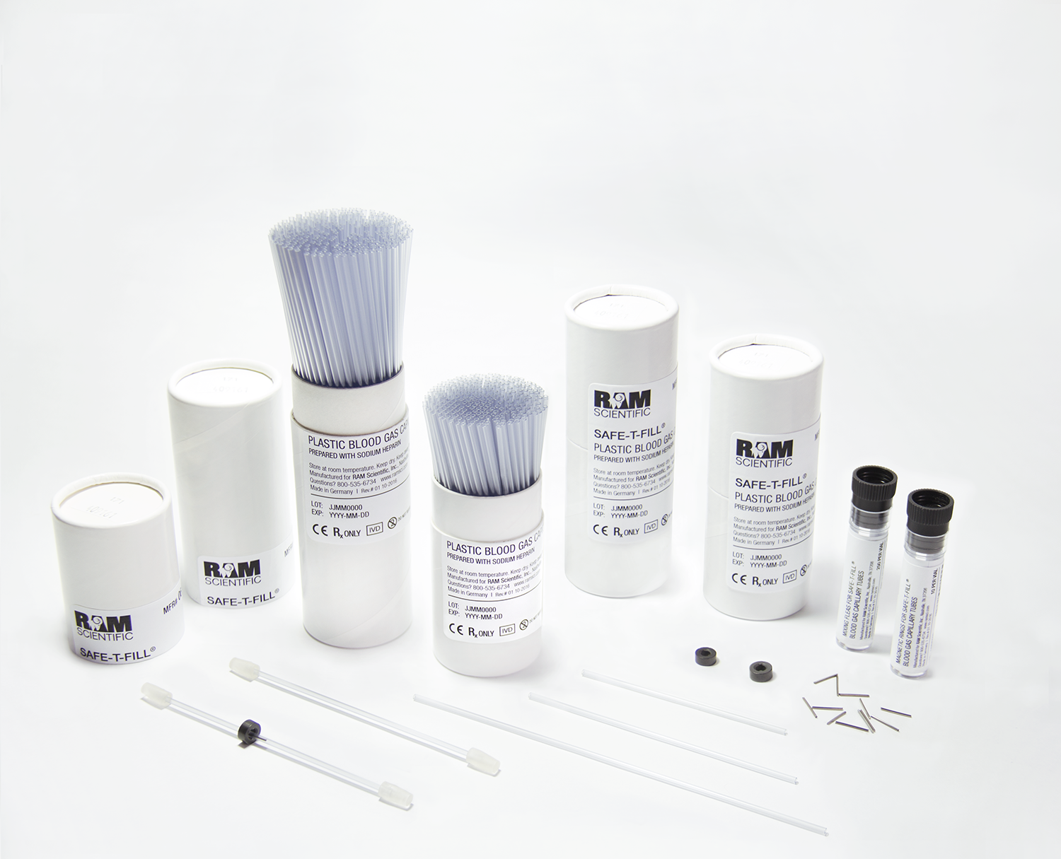 Blood Gas Capillary Tube, Sodium Heparin, 230L, 250/vial, 4 vial/pk (DROP SHIP ONLY)