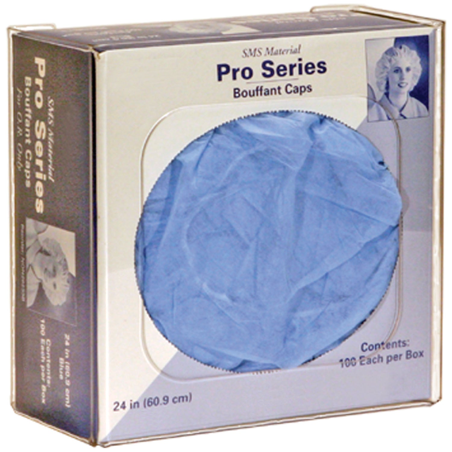 Bouffant/ Shoe Cover Dispenser Holds One Box of Bouffant Caps or Shoe Covers, Clear PETG Plastic, Keyholes For Wall Mounting, 11 3/8"W  x 11_"H x 5_"D (Made in USA)