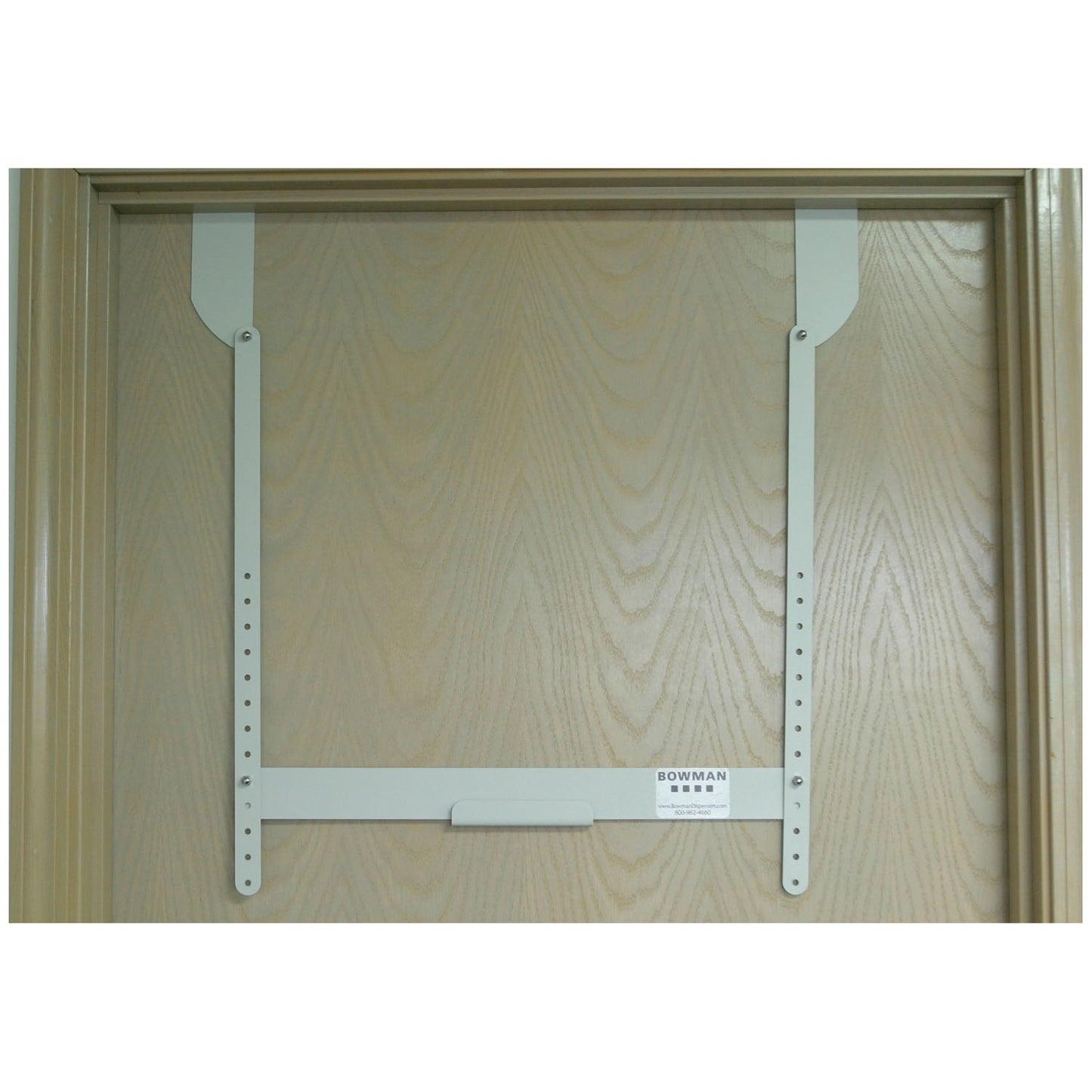 Fire Door Hanger For Protection Organizers, Holds Protection Organizers at Adjustable Heights, Attaches at Top of Fire Door, 22G Quartz Powder Coated Metal, 26 1/8"W x 29_"H x 2 15/16"D (Made in USA)