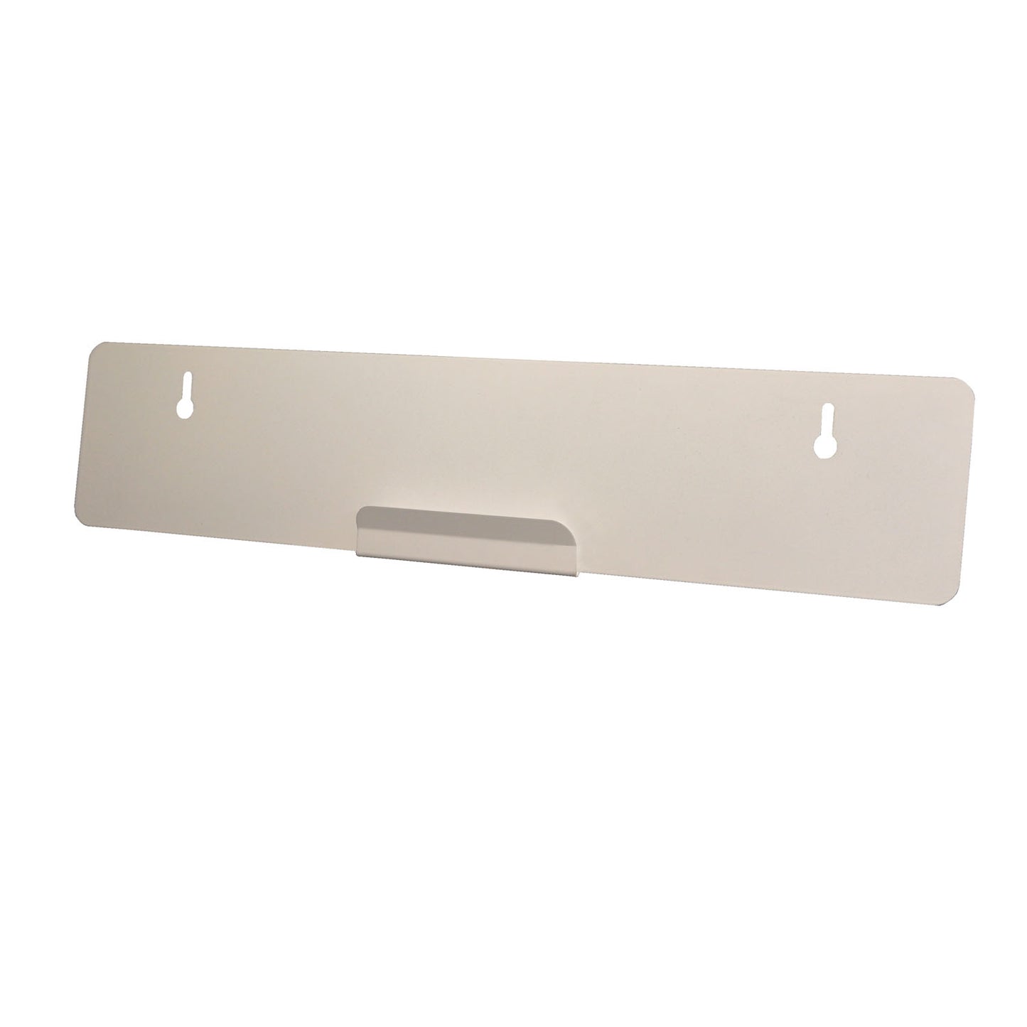 J-Hook Hanger, Glass, Double-Sided Semi-Permanent Tape, 22G Quartz Powder Coated Metal, 22" x 4_" x _" (Made in USA)