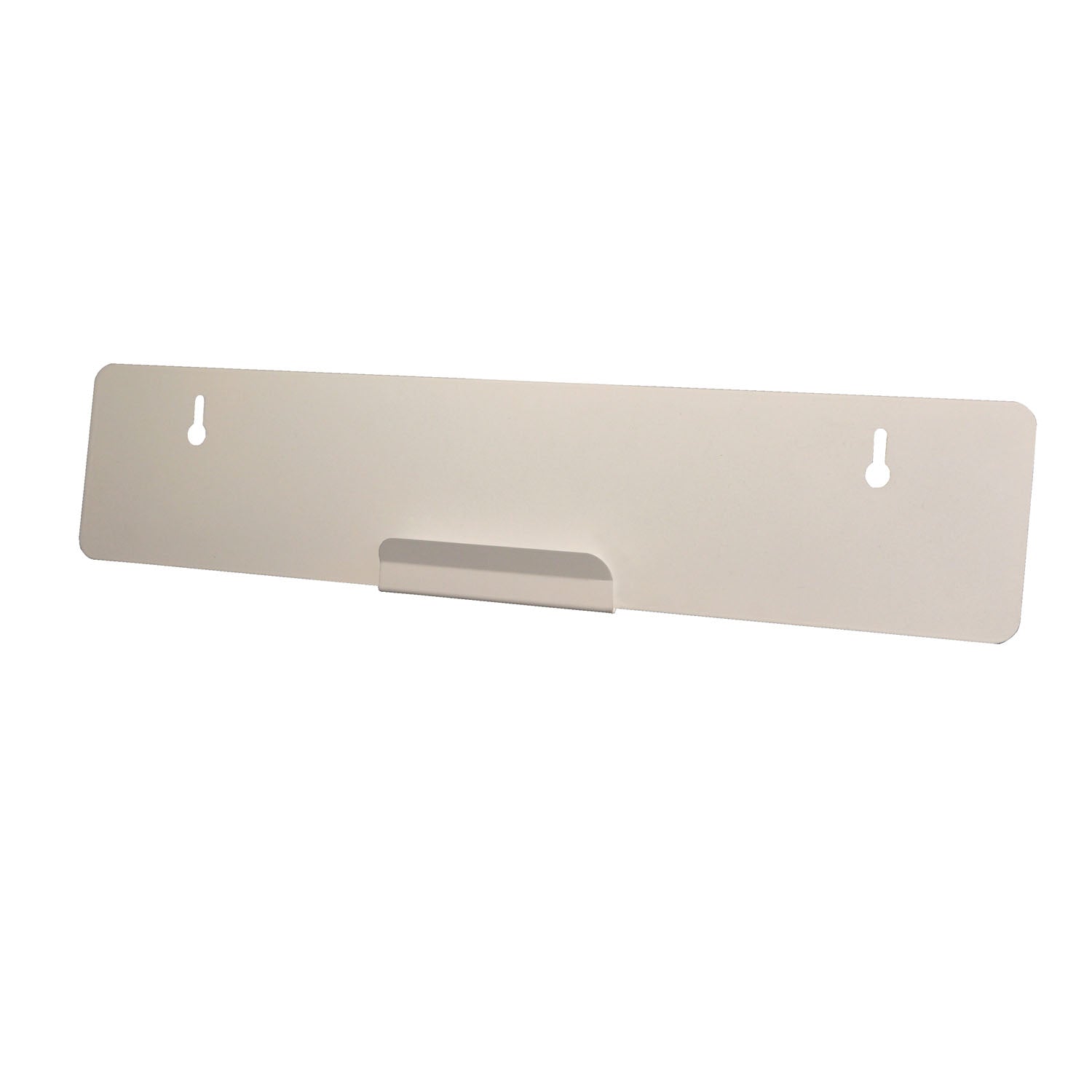 J-Hook Hanger, Glass, Double-Sided Semi-Permanent Tape, 22G Quartz Powder Coated Metal, 22" x 4_" x _" (Made in USA)