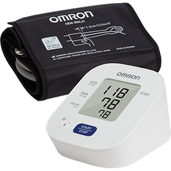 OMRON Wireless Blood Pressure Monitor, Bluetooth, BP9300T Compatible Cuffs, Wide-range D-ring Adult Cuff Included (HEM-RML31-B), 10/cs (US Only)