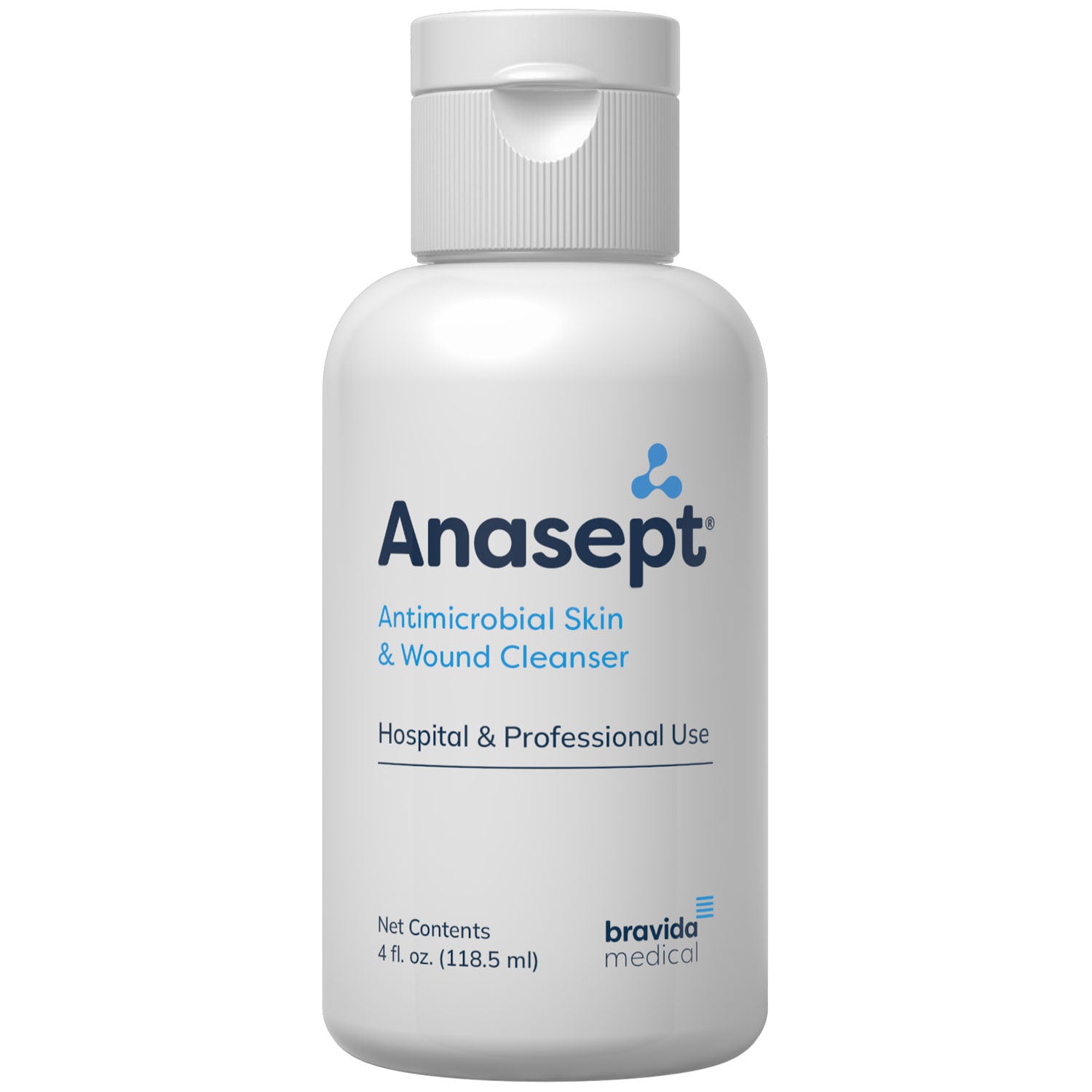 Anasept Antimicrobial Skin & Wound Cleanser, 4oz, Dispensing Cap, 24/cs (220 cs/plt)