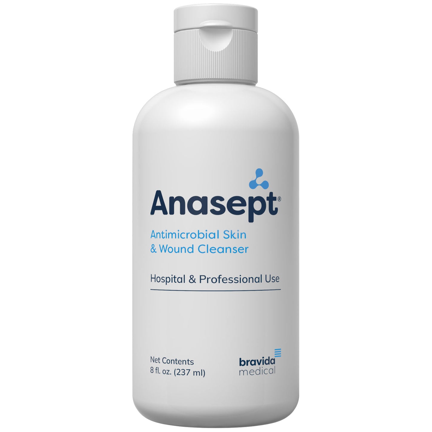 Anasept Antimicrobial Skin & Wound Cleanser, 8oz, Dispensing Cap, 12/cs (192 cs/plt)