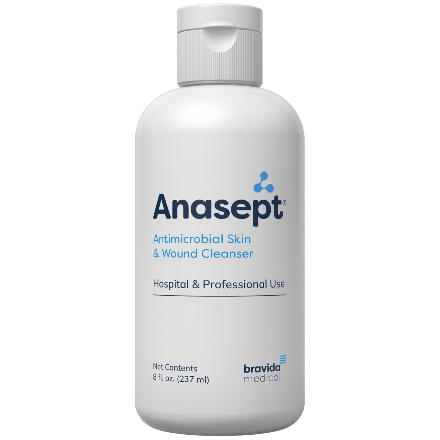 Anasept Antimicrobial Skin & Wound Cleanser, 8oz, Dispensing Cap, 12/cs (192 cs/plt)