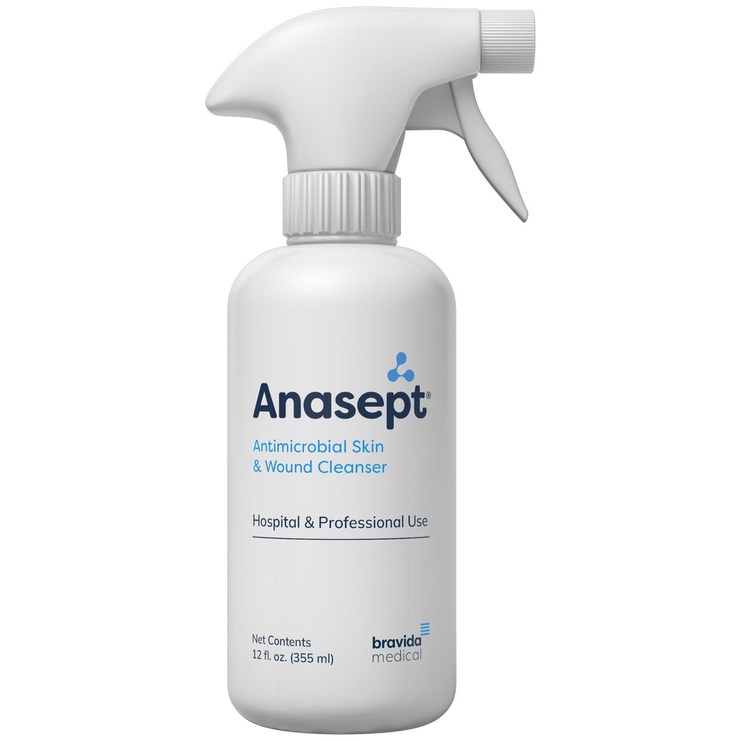 Anasept Antimicrobial Skin & Wound Cleanser, 12oz, Trigger Sprayer, 12/cs (119 cs/plt)