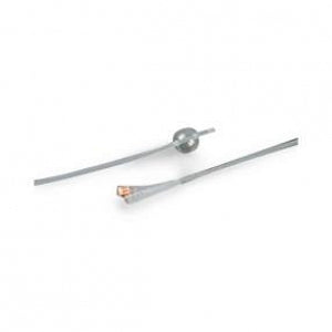 Foley Catheter, Uncoated, Silicone, 2-Way, 10 FR, 3cc, Latex Free (LF), 12/cs (US Only)