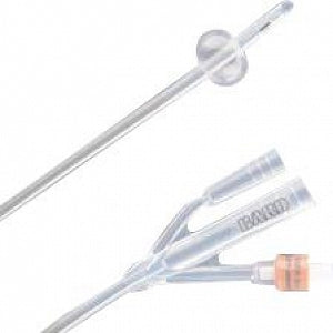 Foley Catheter, All Silicone, 2-Way, 5cc, 24FR, 12/cs (US Only)