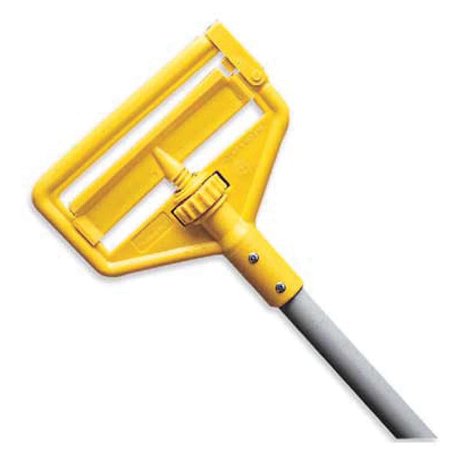 Mop Handle, H116 60", Plastic Head, Wood Handle