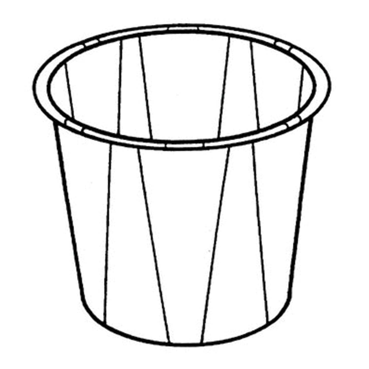 Paper Med Cup, _ oz, White, 250/slv, 20 slv/cs (DROP SHIP ONLY) ($1250 Minimum Order Mix & Match with Prepaid Freight to Remain at $1250) (Freight Added to Any Order Outside of Bunzl's Delivery Area)