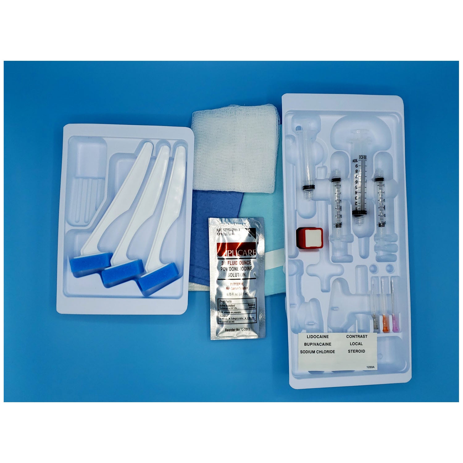 Basic Pain Tray, 10/cs (Rx) (36 cs/plt) (US Only) (Item is Non-Returnable & Non-Refundable)