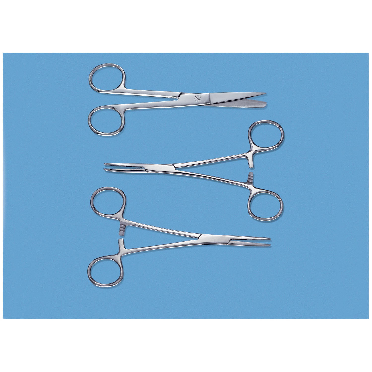 Kelly Hemostat, 5_", Straight, Sterile, 50/cs