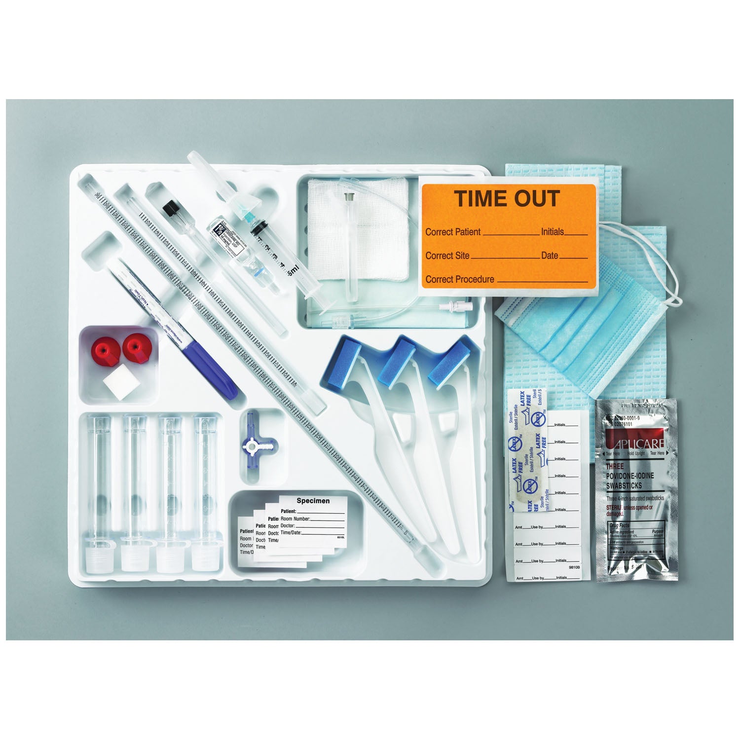 Lumbar Puncture Tray, 22G x 3_" Spinal Needle, Sterile, 10/cs (US Only)