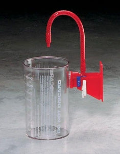 Medi-Vac Flexible Polycarbonate Suction Canister, 1000 cc, 1/cs (Made to Order; Manufacturer Est. 4Wk Leadtime) (Continental US Only)