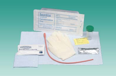 Intermittent Catheter Tray, 14FR, Vinyl, Straight, 20/cs (US Only)