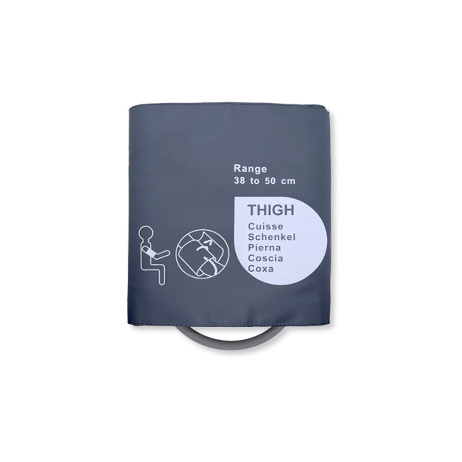 Reusable NIBP Cuff, Thigh, Single Hose, 38 - 50cm, OEM: CU-US3860HP, 0683-15-0005-01, 989803104191, 989803147911, M1576A, M4559B, 989803150461, M4559B5 (DROP SHIP ONLY) (Freight Terms are Prepaid & Added to Invoice - Contact Vendor for Specifics)