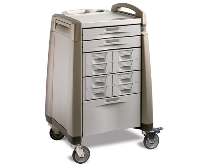 Cart, Core Lock, No Handle, (1) 6" Drawer, (4) Two Tier Cassettes (DROP SHIP ONLY)