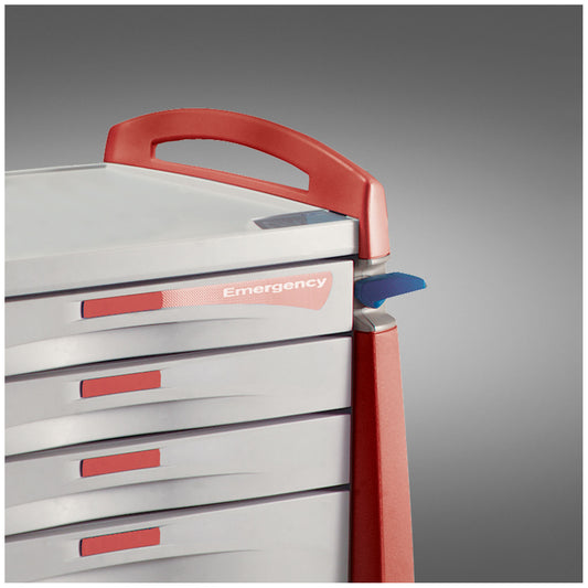 Upgrade, Am Handle Right, Emerg Red, Standard Cart (DROP SHIP ONLY)
