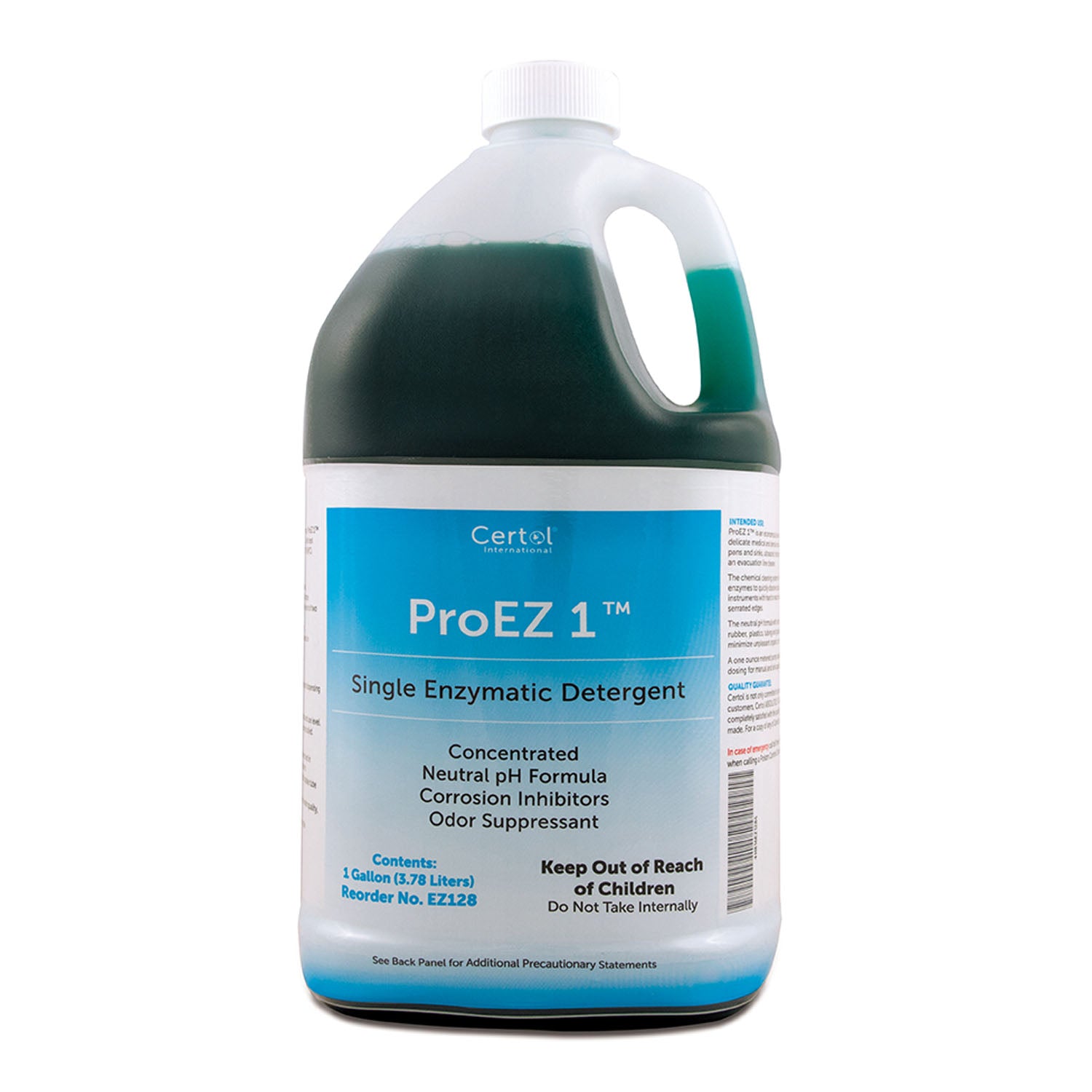Single Enzymatic Detergent Concentrate, 1 Gallon, 1 oz Pump, 4/cs (Minimum Expiry Lead is 90 days) (Item is Non-Returnable)