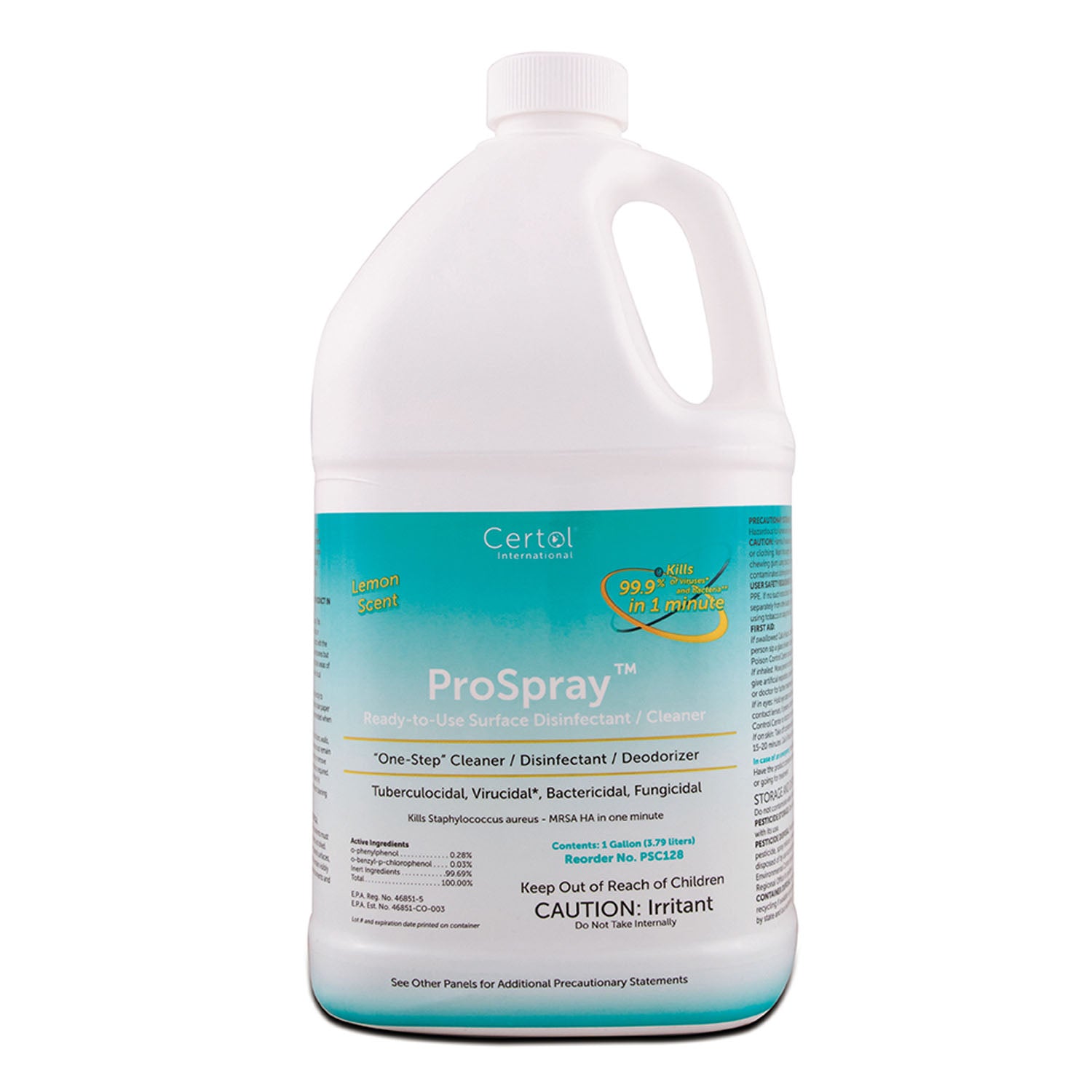 Ready-to-use Disinfectant/ Cleaner Refill, 1 Gallon, 4/cs (60 cs/plt) (US Only)