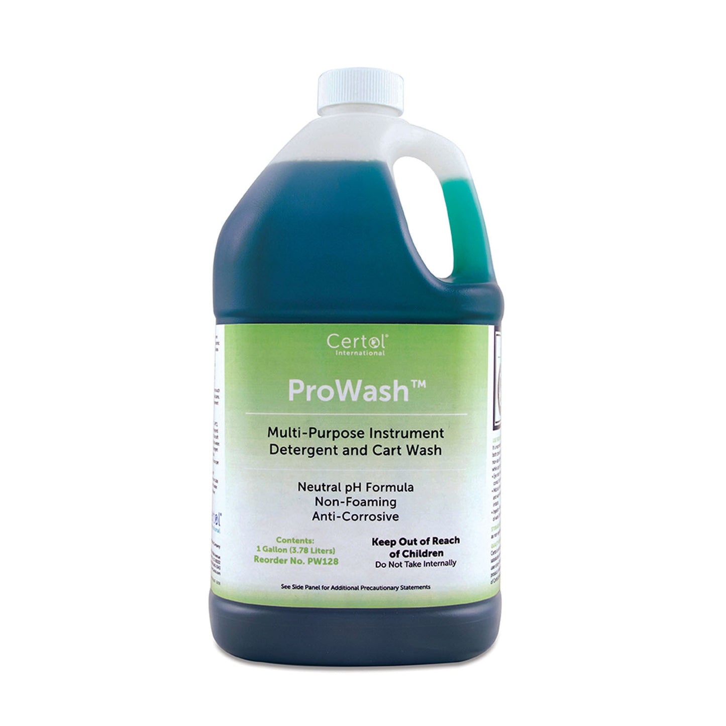 ProWash Instrument Detergent and Cart Wash Concentrate, 1 Gallon Bottle, 1 oz Pump, 4/cs
